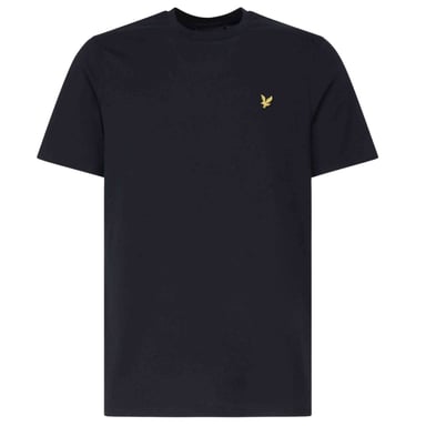Lyle & Scott Brand Logo-T-Shirt auf der Brust in dunklem Marineblau