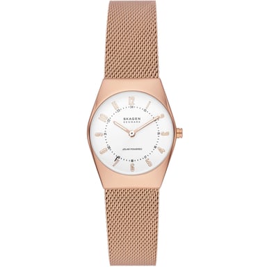 Skagen Grenen Lille Solar Powered roségold Damen Armbanduhr SKW3078