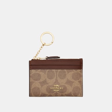 Mini ID Skinny in Signature Canvas