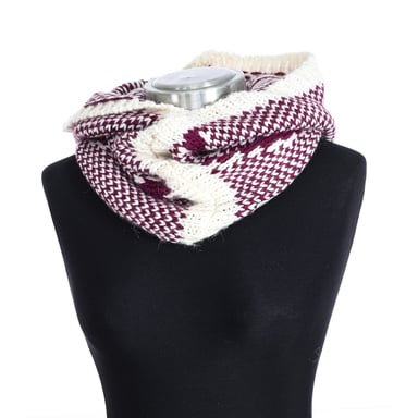 Kapuze mit gestricktem Kragen 96700 woman