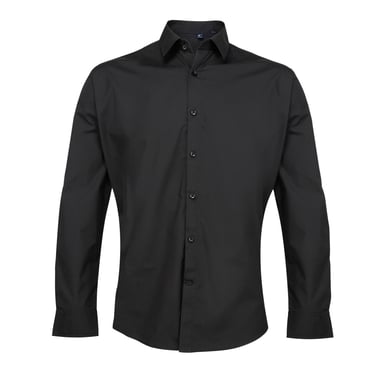 Premier Supreme Herren Hemd / Arbeitshemd, schwere Qualität (Schwarz)