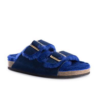 Aus Wooli Australia Unisex Portsea Schafsfellfutter Sandalen
