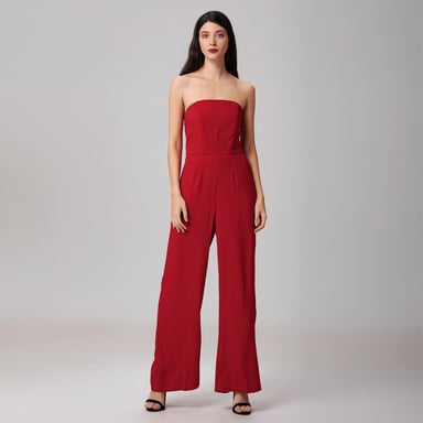 Minimalistischer Bustier-Overall