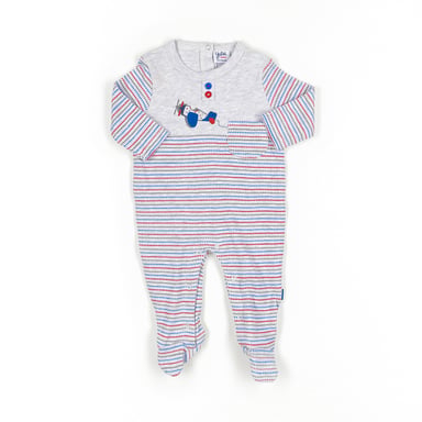 Strampler mit langen Ärmeln und Rundhalsausschnitt 18260356 baby