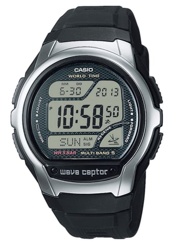 Casio Wave Ceptor Schwarz Herren Armbanduhr WV-58R-1AEF