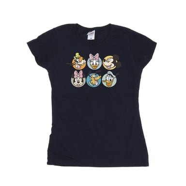 Disney - "Mickey Mouse and Friends" T-Shirt für Damen (Marineblau)