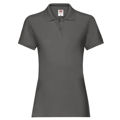 Fruit of the Loom - "Premium" Poloshirt für Damen (Hellgrau)