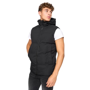 Crosshatch - "Hanjo" Weste für Herren (Schwarz)