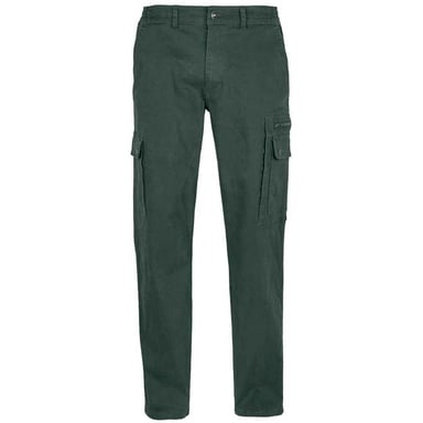 SOLS Herren Docker Stretch Cargo-Hose (Waldgrün)