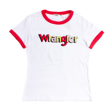 Wrangler Pink Paradise Ringer T-Shirt