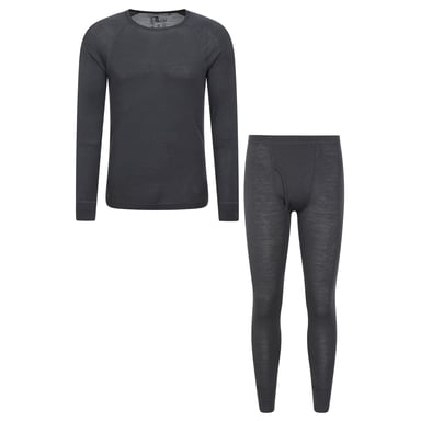 Mountain Warehouse - Thermo-Unterwäsche Set für Herren (Dunkelgrau)