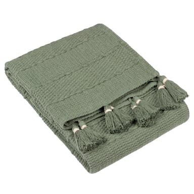 Yard Caliche Woven Textured Tasselled Throw