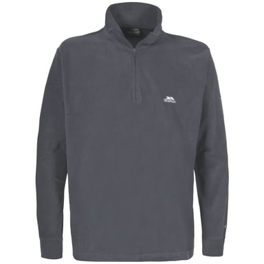 Trespass Masonville Herren Fleecepullover mit Reißverschluss bis zur Brust (Dunkelgrau)