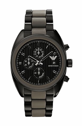 Emporio Armani Herrenuhr Quartz Dunkelgrau