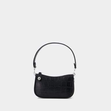 Swinger 20 Schultertasche - Coach - Leder - Schwarz