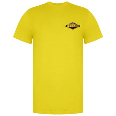 Timberland Short Sleeve Crew Neck Grafiklogo gelbe Herren T-Shirt A1lmz M72