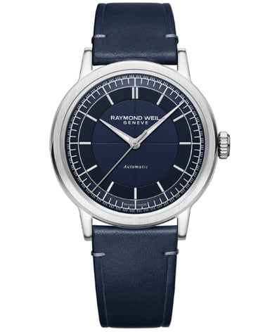Raymond Weil Millesime Herrenuhr Blau 2925-STC-50001