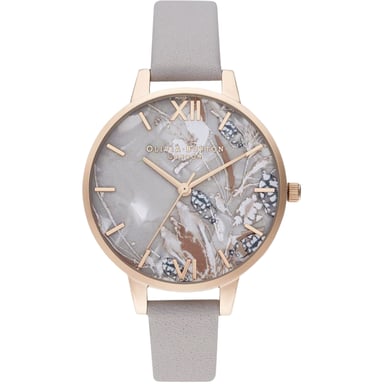 Olivia Burton Damenarmbanduhr Quarz Silber
