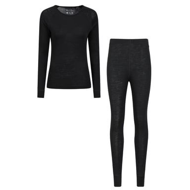 Mountain Warehouse - Basisschicht-Set für Damen (Schwarz)