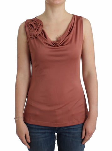 Galliano Pink top sleeveless blouse