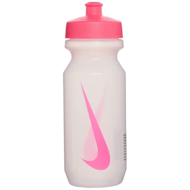 Nike - Wasserflasche "Big Mouth 2.0", Weite Trinköffnung, 650ml (Transparent/Pink)