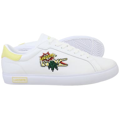 Lacoste Powercourt 222 7 CFA Weiße Damen-Sneaker