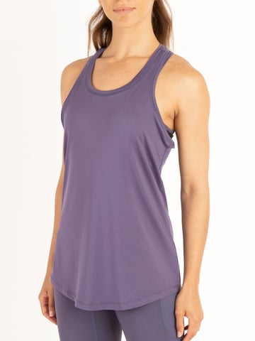 Luke 1977 Womens Row Gym Vest in Purple