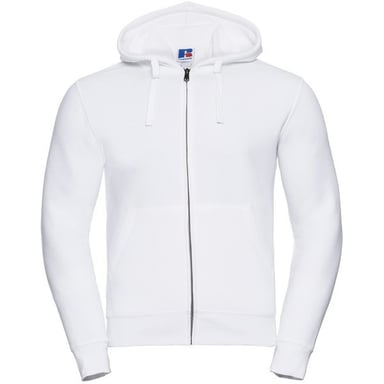 Russell Herren Authentic Full Zip Hooded Sweatshirt / Hoodie (Weiß)