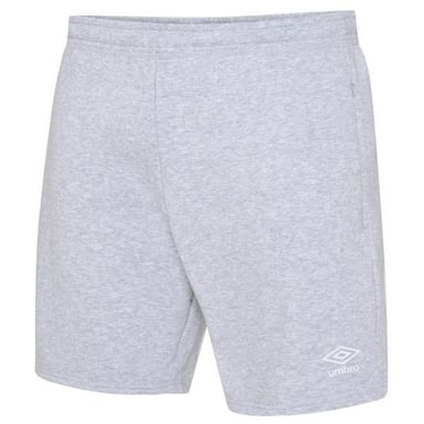 Umbro - "Club Leisure" Shorts für Kinder (Grau meliert/Weiß)