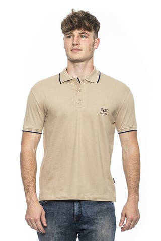 19V69 Italia Herren Polo Beige COSTINA BEIGE