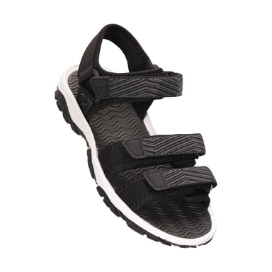 Mountain Warehouse Childrens/Kids 3 Touch Fastening Strap Sandalen (Schwarz)