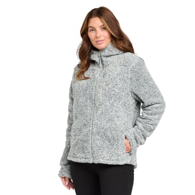 Peter Storm Women's Theory Full-Zip Super Soft & Warm Borg Fleece Jacket with Hood