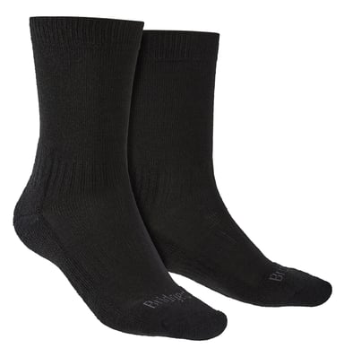 Bridgedale - Herren Wandern leichte Merino Socken - Schwarz