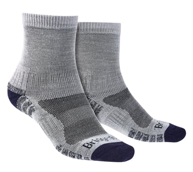 Bridgedale - Herren Wandern leichte Merino Socken - Silber / Marine