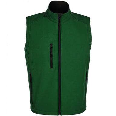 SOLS Herren Rallye Soft Shell Bodywarmer Jacke (Flaschengrün)