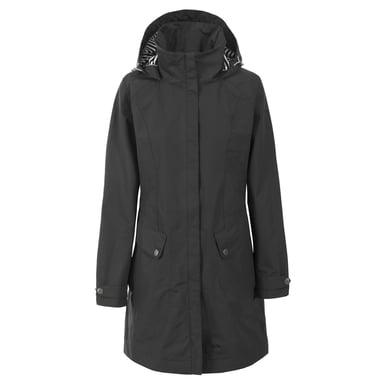 Trespass Womens/Ladies Rainy Day Wasserdichte Jacke (Schwarz)