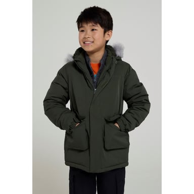 Mountain Warehouse - "Ranger" Jacke Wasserbeständig für Kinder (Grün)
