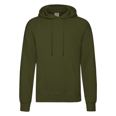 Fruit of the Loom - "Classic" Sweatshirt mit Kapuze für Herren/Damen Unisex (Klassisch Olivgrün)