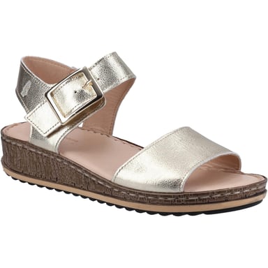 Hush Puppies - Damen Sandalen "Ellie", Leder (Gold)