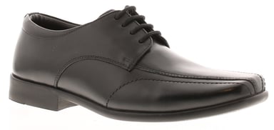 Rockstorm Boys School Shoes Formal Jon Leather black
