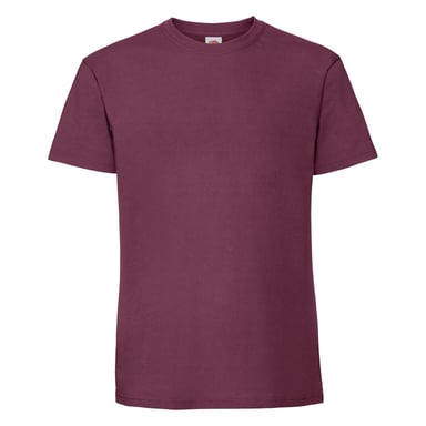 Fruit Of The Loom Herren Iconic 195 Ringspun Premium Tshirt (Burgund)
