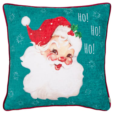 Evans Lichfield Vintage Santa Gedruckter Kissenbezug