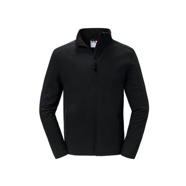 Russell - "Essential" Softshelljacke recyceltes Material für Herren (Schwarz)