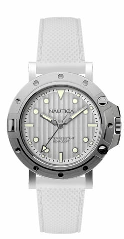 Nautica Unisex-Uhr Quartz Silber