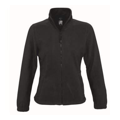 SOLS Damen North Fleece-Jacke mit durchgehendem Reißverschluss (Vintage Schwarz)