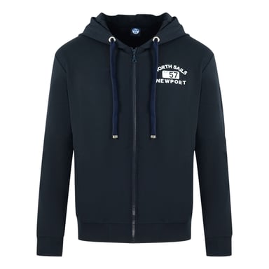 North Sails Logo Marineblau Zip Pullover Jacke