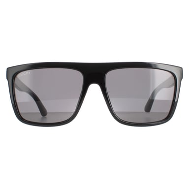 Gucci Square Mens Schwarz Grau GG0748S Sonnenbrille