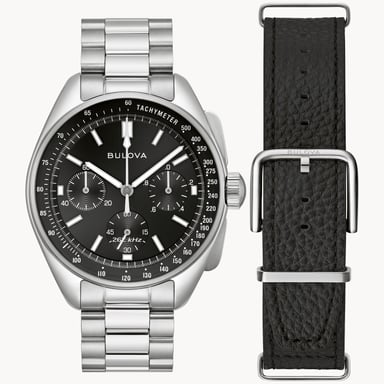 Bulova Lunar Pilot Herrenuhr Silber 96K111