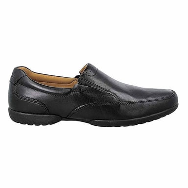 Clarks lehnt kostenlose Herren schwarze Schuhe zurück