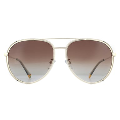 Polaroid Sonnenbrille PLD 6116/G/S 84E LA Gold Beige Braun Gradient Polarisiert